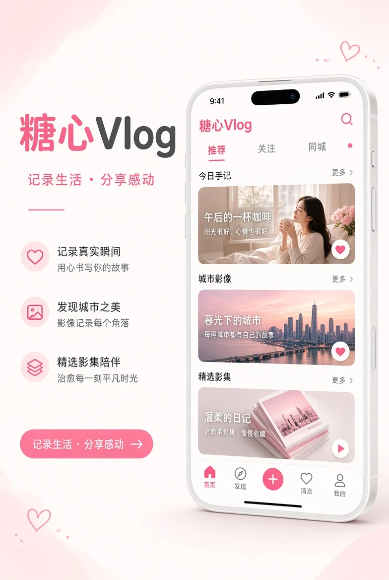 糖心Vlog移动端浏览画面