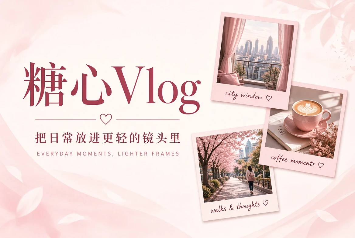 糖心Vlog的日常影像封面